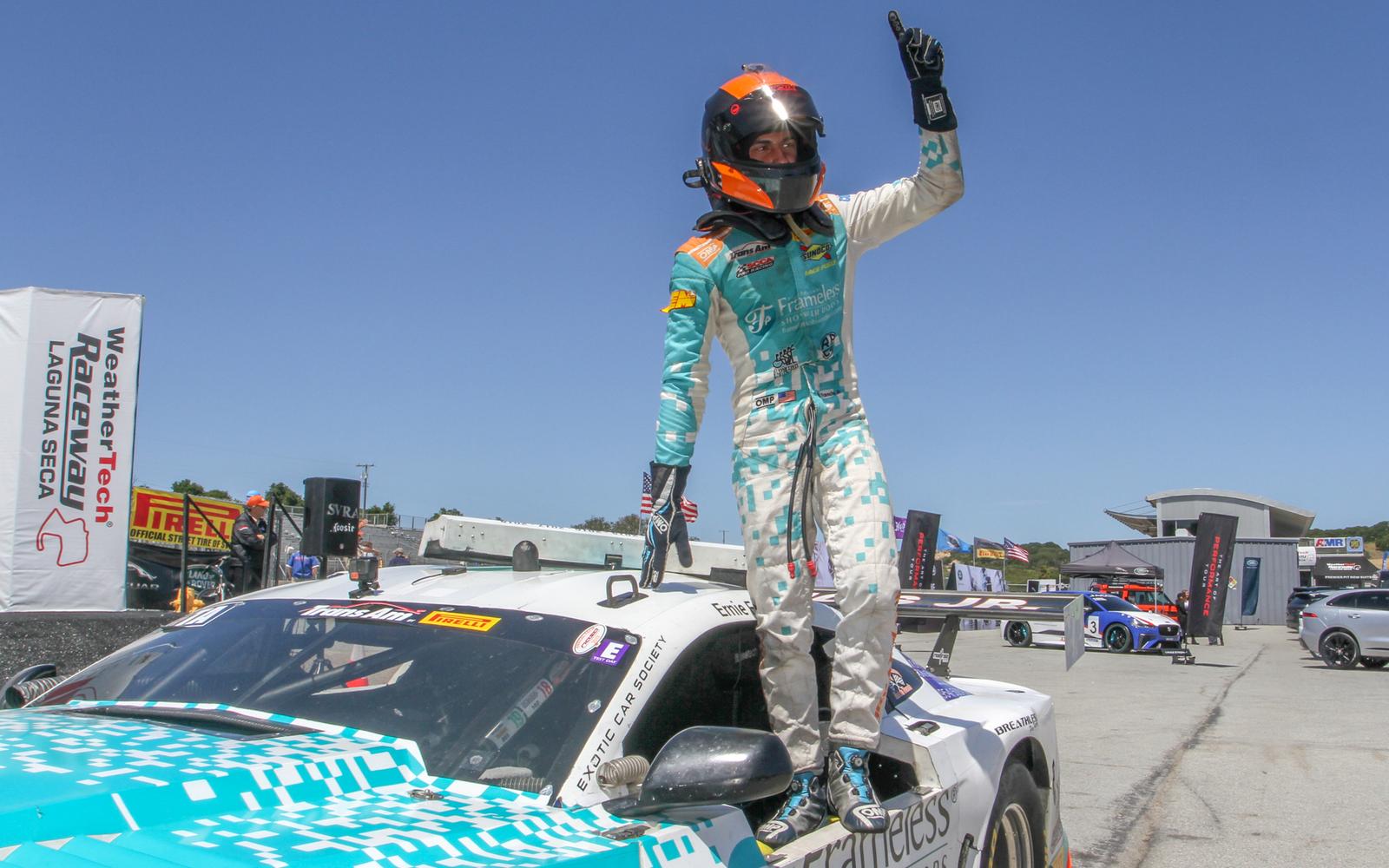 Francis Jr. Takes the Checkered at Laguna